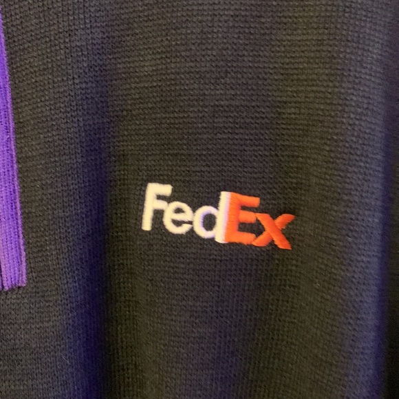 FedEx Uniform Half Zip Sweater - Picture 3 of 6